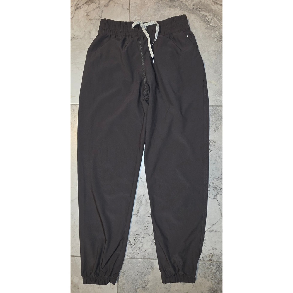 Vuori Weekend Jogger Black VW422 Womens Small Athletic Yoga Pants Drawstring